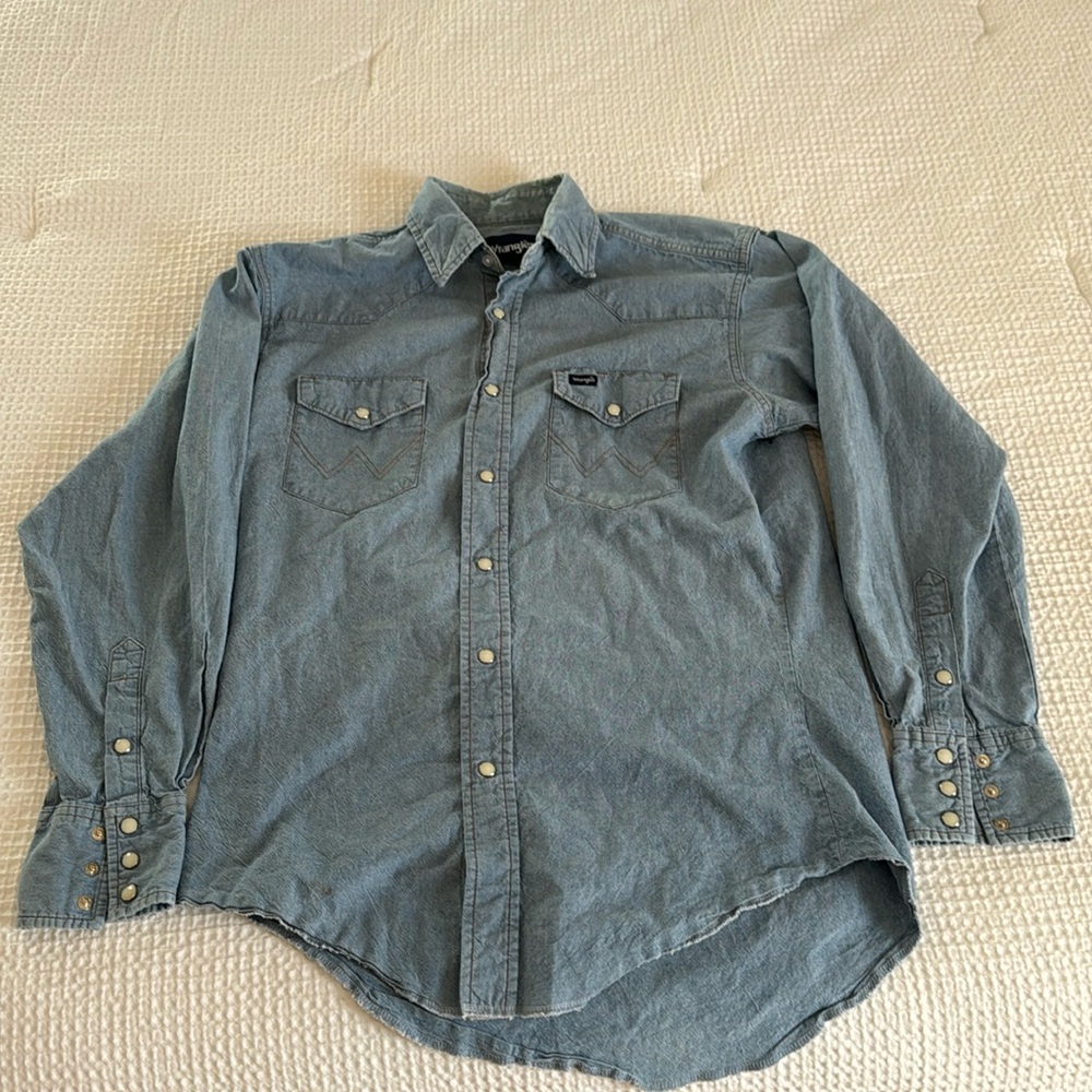 Men’s Denim Pearl Snap